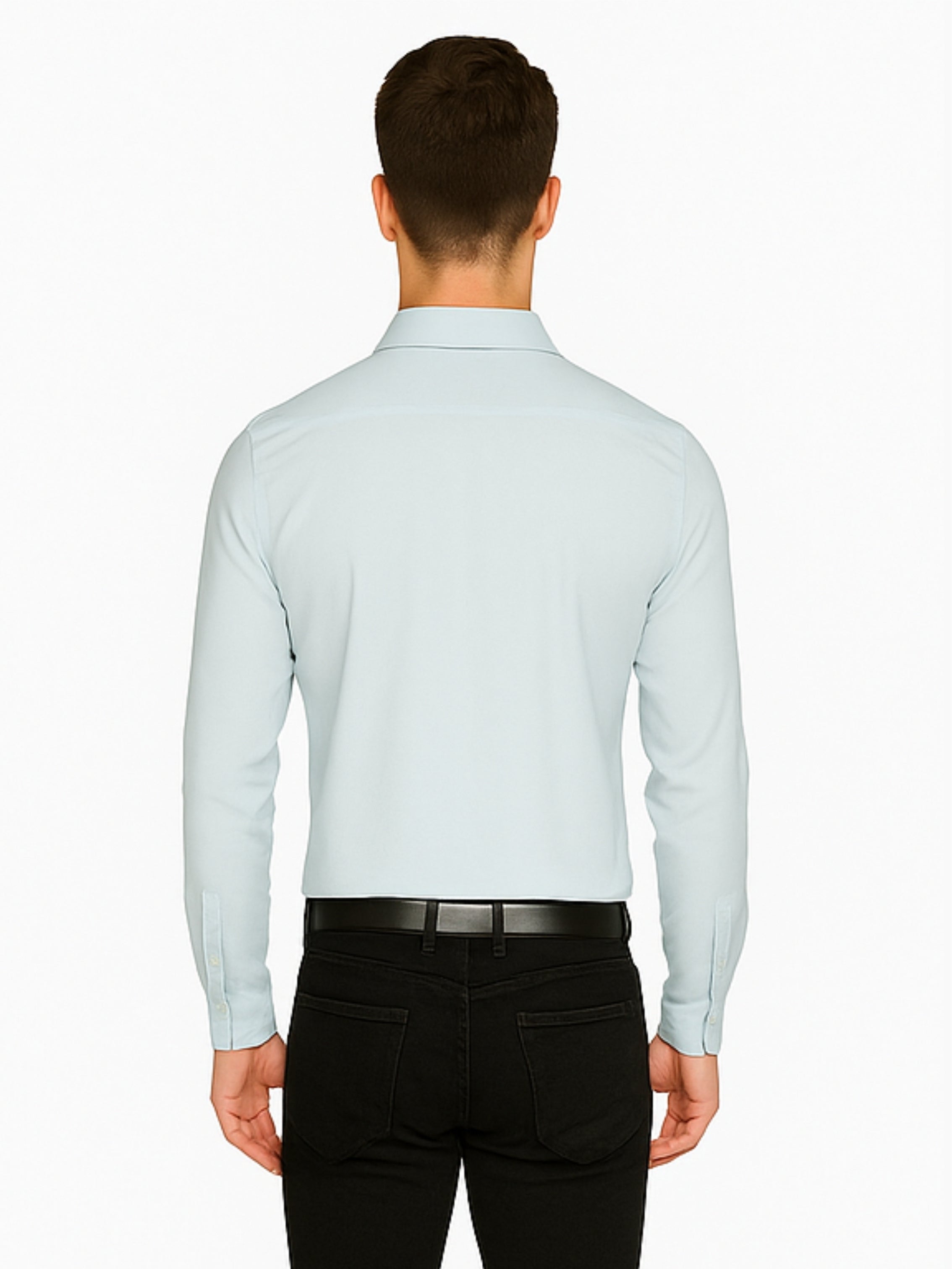 JUMP USA Men White Solid Cotton Casual Shirts