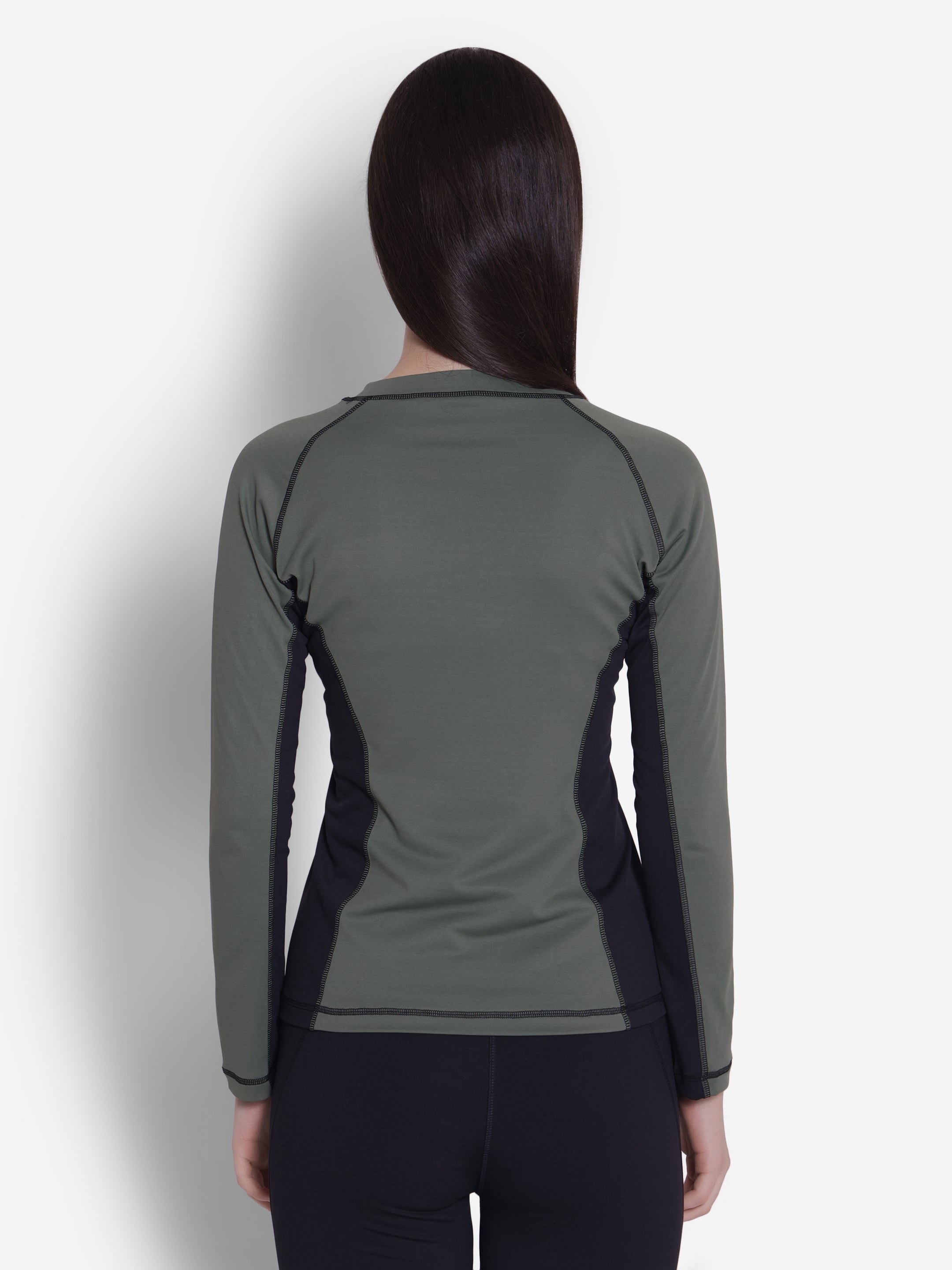 JUMP USA Full-Sleeves Round-Neck T-Shirt For Women