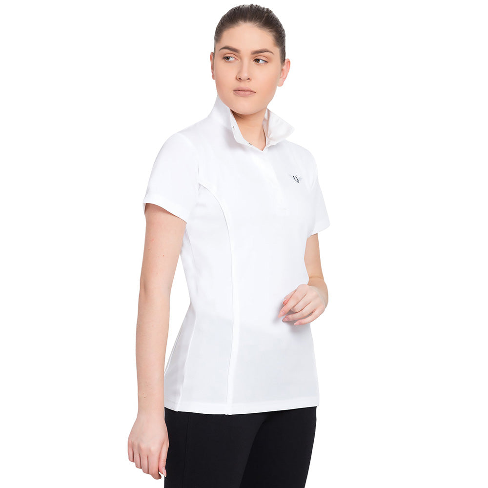 TuffRider Ladies Kirby Kwik Dry Short Sleeve Show Shirt