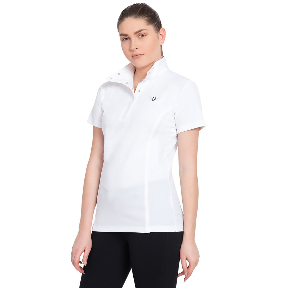 TuffRider Ladies Kirby Kwik Dry Short Sleeve Show Shirt