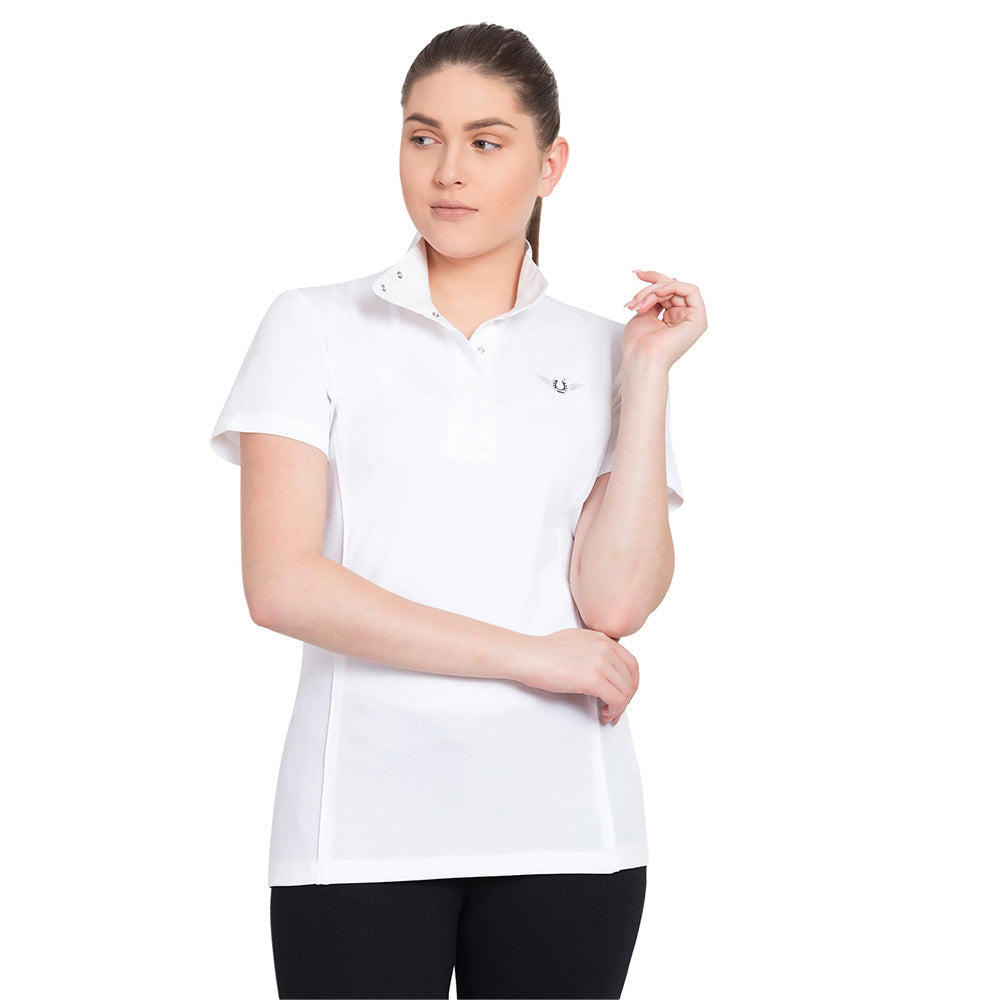 TuffRider Ladies Kirby Kwik Dry Short Sleeve Show Shirt