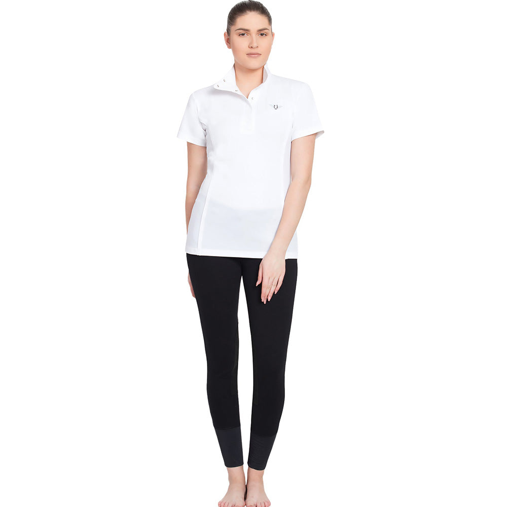 TuffRider Ladies Kirby Kwik Dry Short Sleeve Show Shirt
