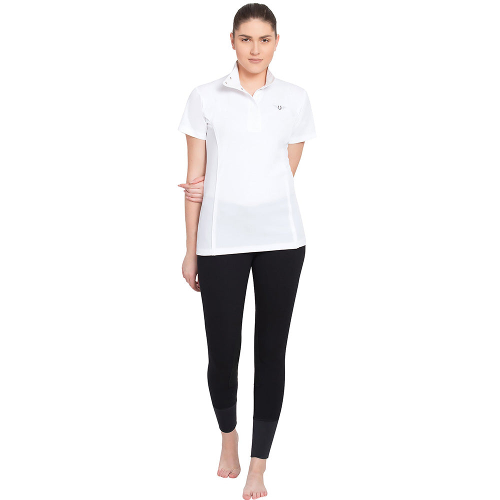 TuffRider Ladies Kirby Kwik Dry Short Sleeve Show Shirt