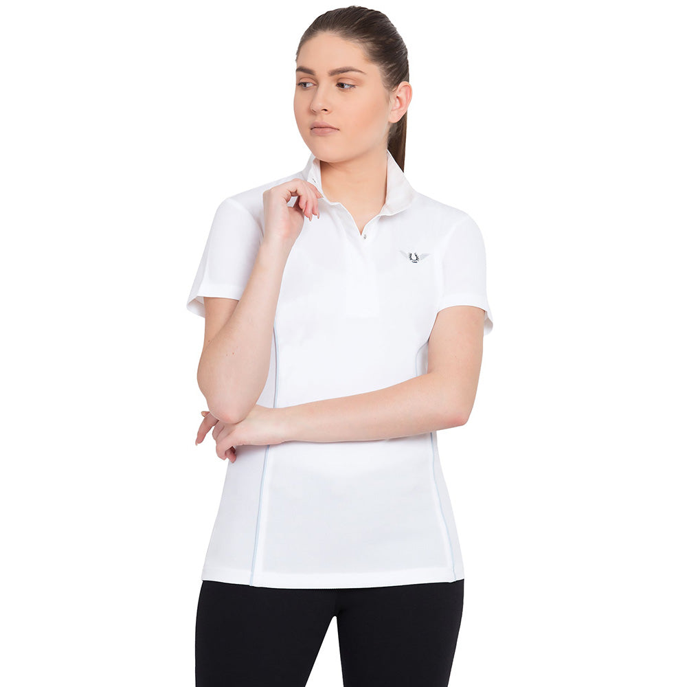TuffRider Ladies Kirby Kwik Dry Short Sleeve Show Shirt