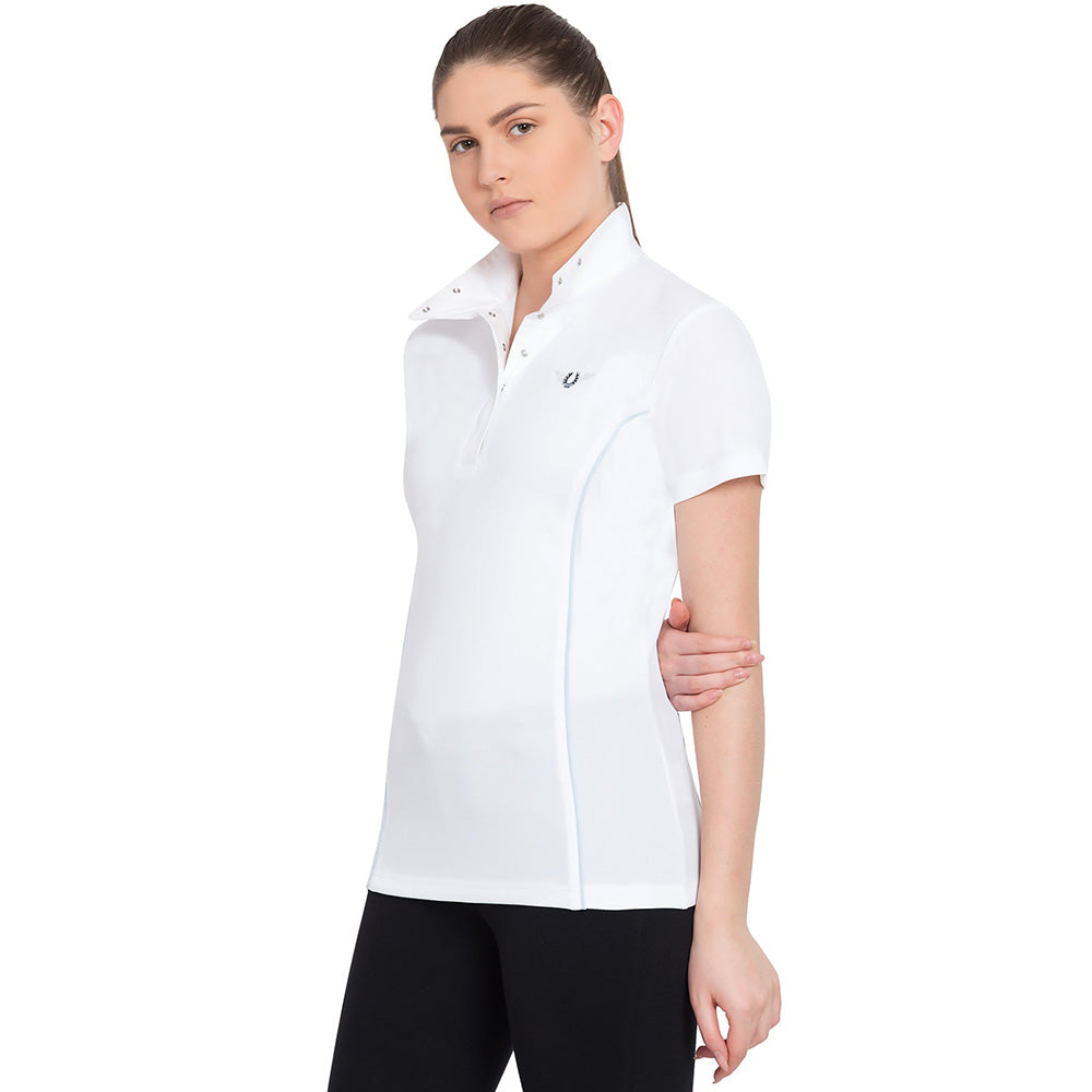 TuffRider Ladies Kirby Kwik Dry Short Sleeve Show Shirt