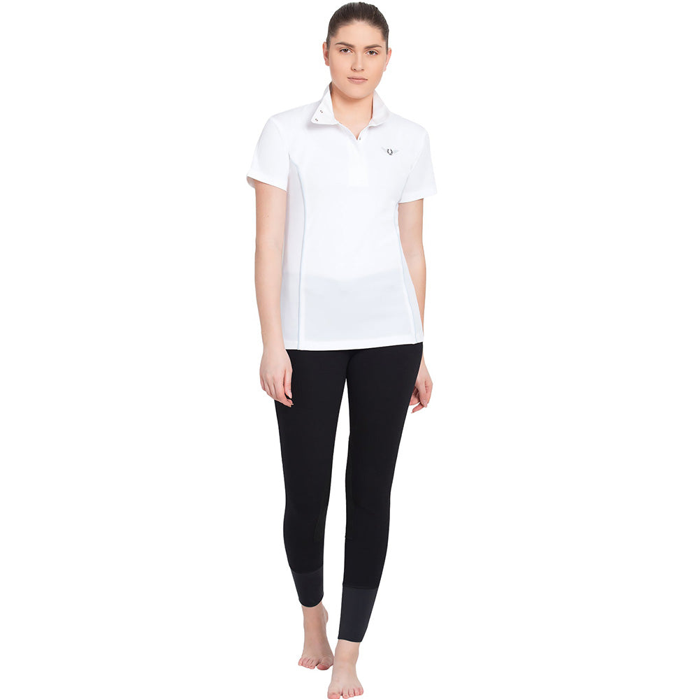 TuffRider Ladies Kirby Kwik Dry Short Sleeve Show Shirt