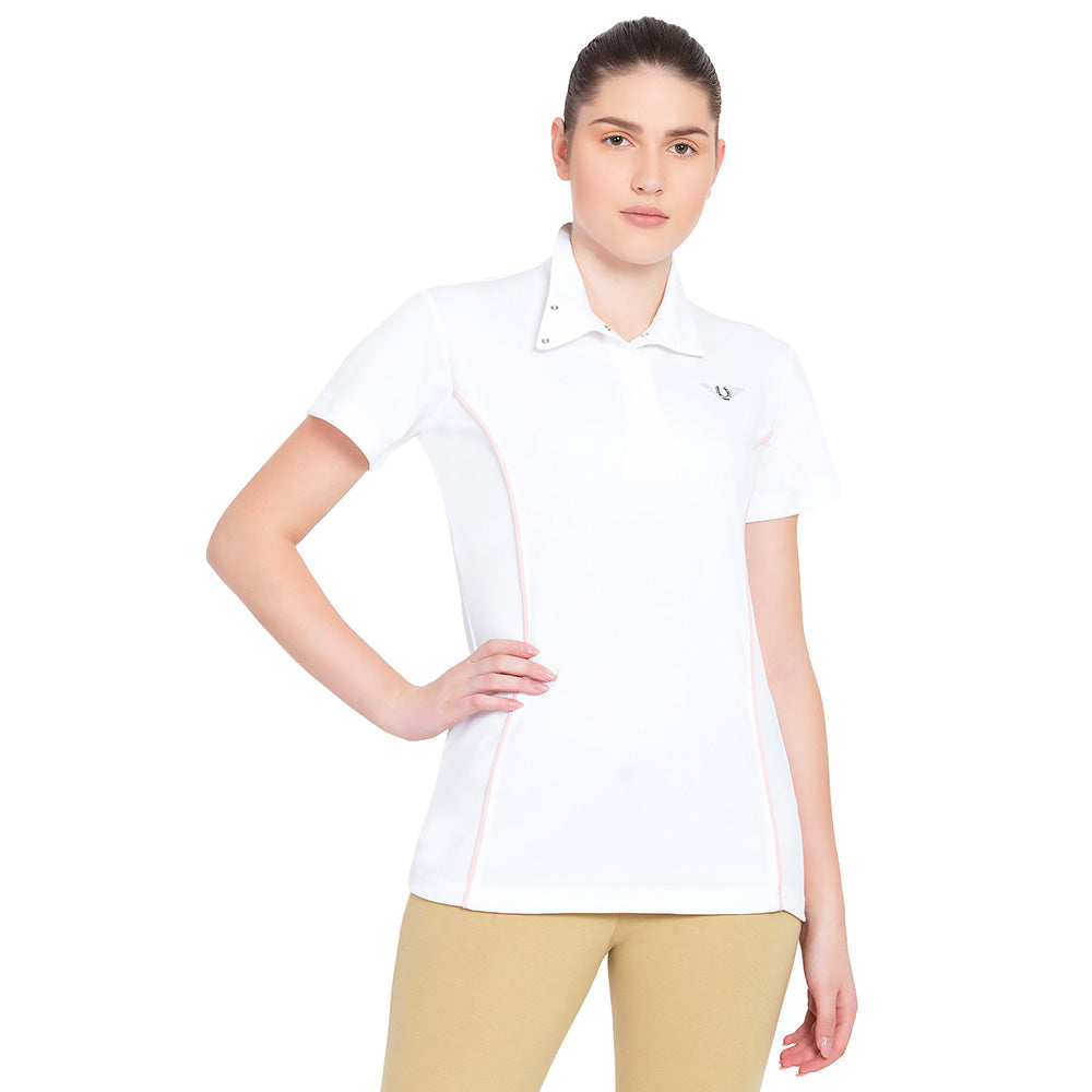TuffRider Ladies Kirby Kwik Dry Short Sleeve Show Shirt