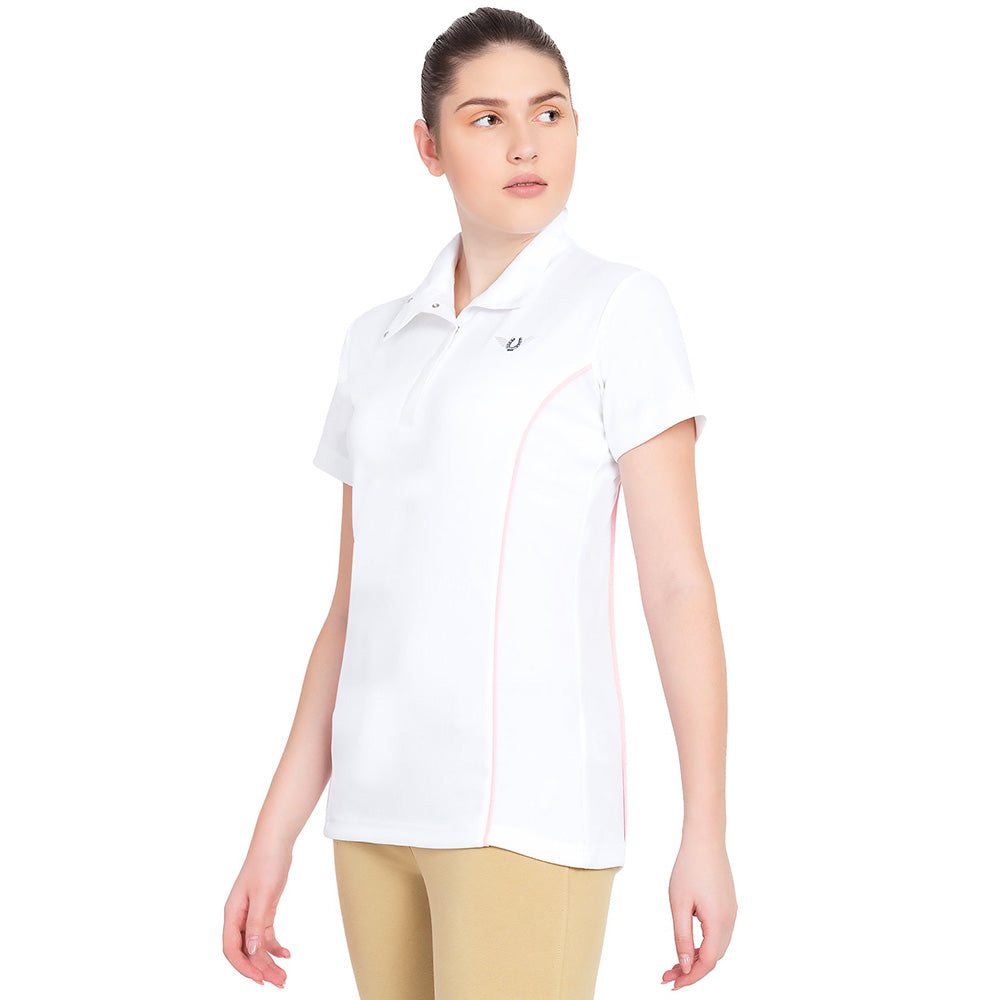 TuffRider Ladies Kirby Kwik Dry Short Sleeve Show Shirt