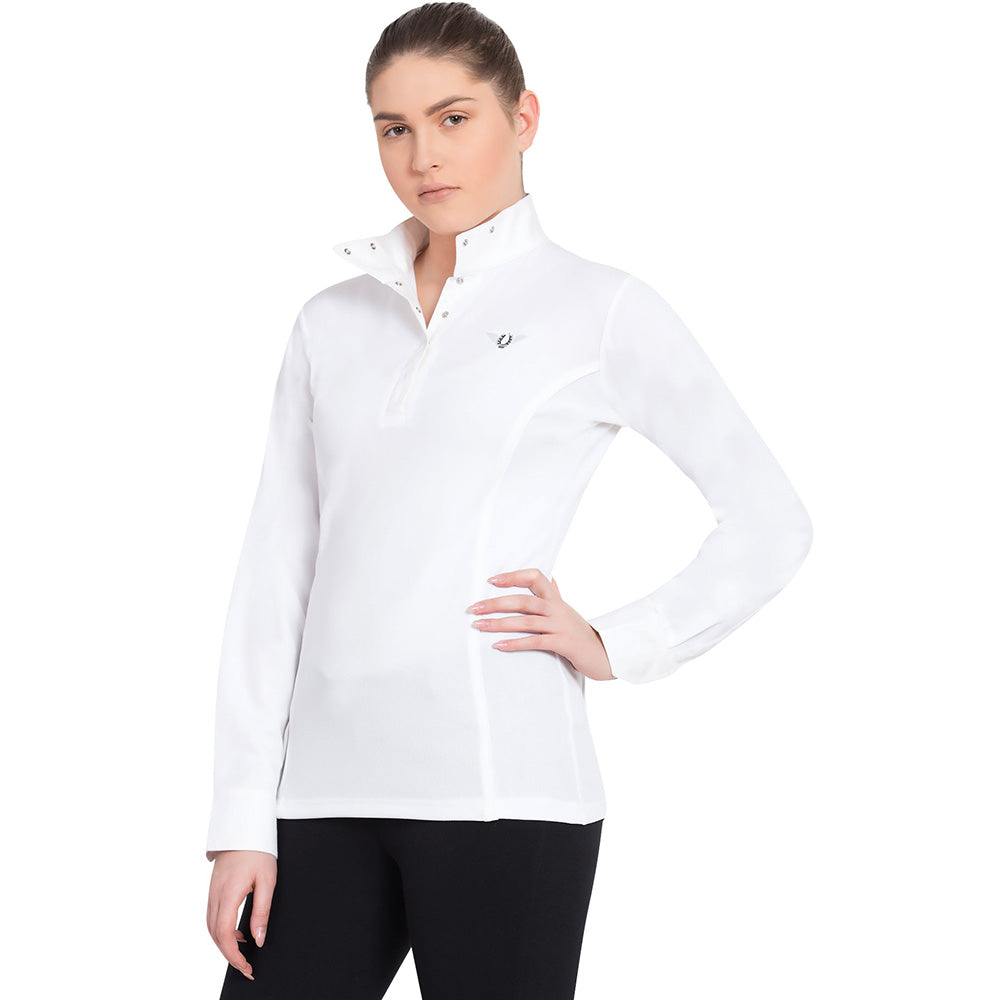 TuffRider Ladies Kirby Kwik Dry Long Sleeve Show Shirt