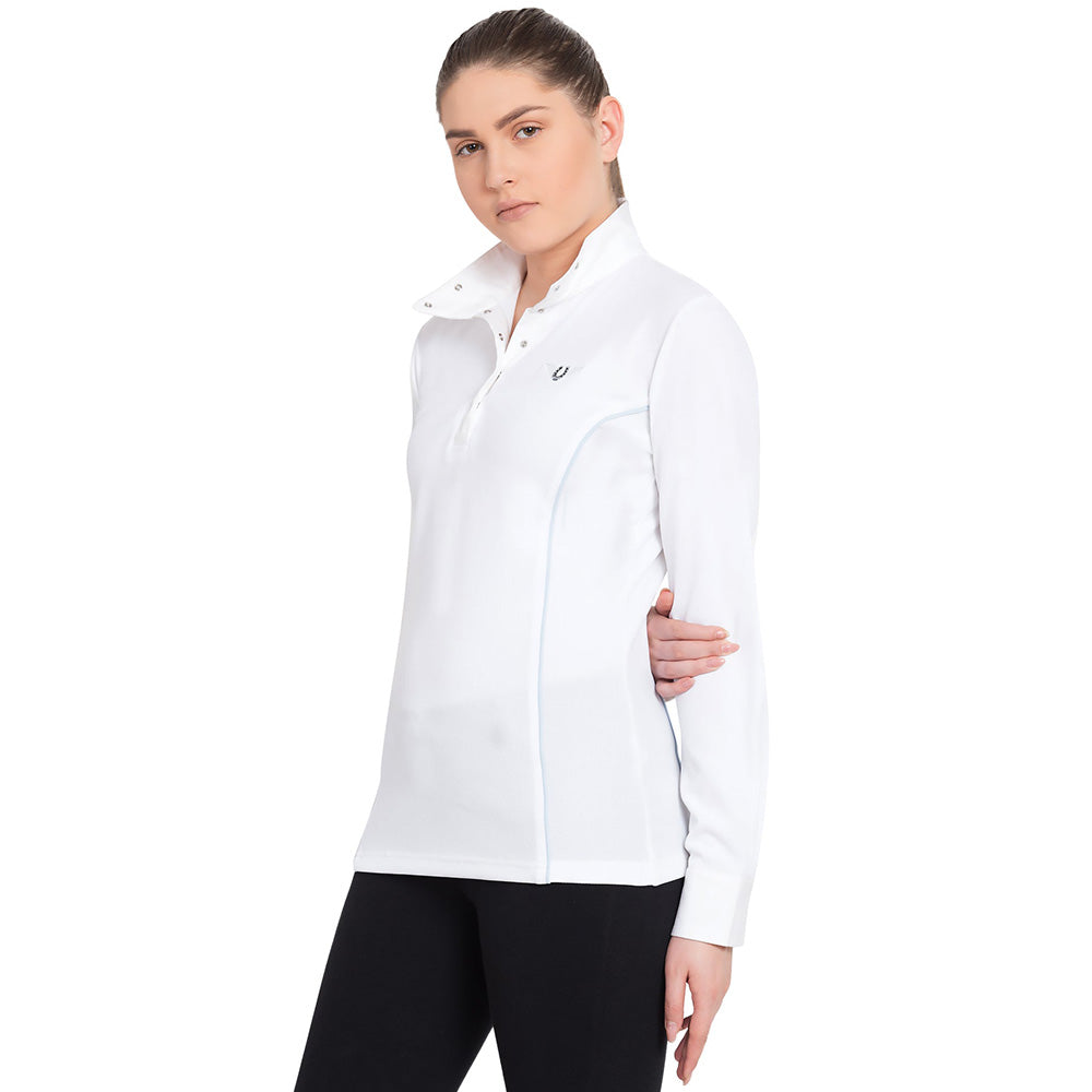 TuffRider Ladies Kirby Kwik Dry Long Sleeve Show Shirt