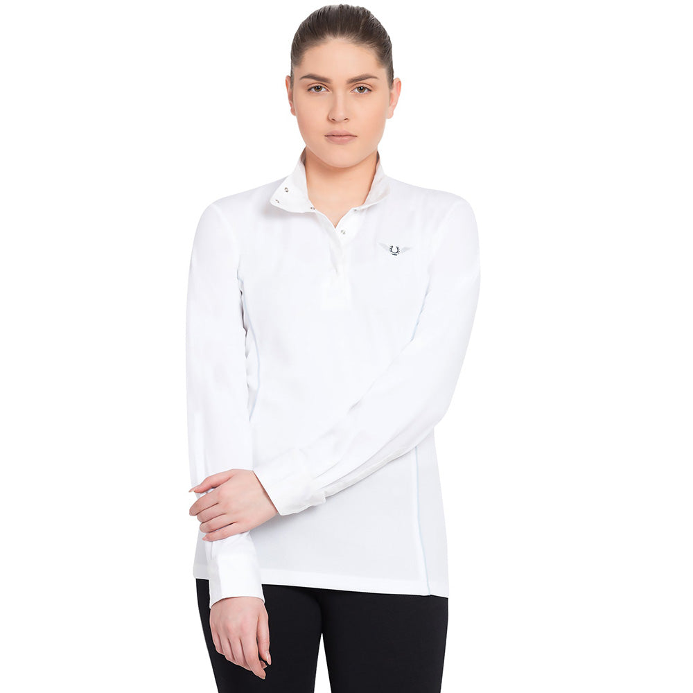 TuffRider Ladies Kirby Kwik Dry Long Sleeve Show Shirt