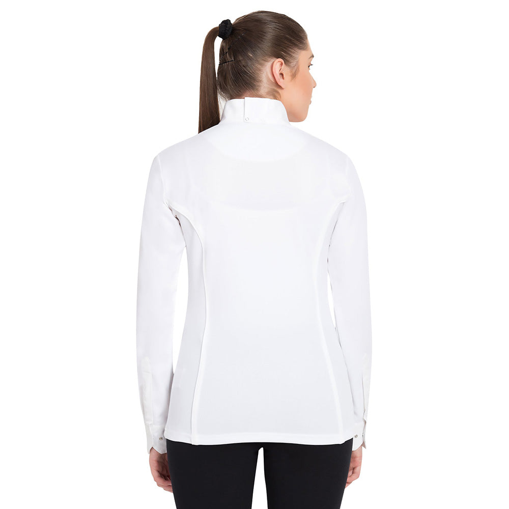 TuffRider Ladies Kirby Kwik Dry Long Sleeve Show Shirt