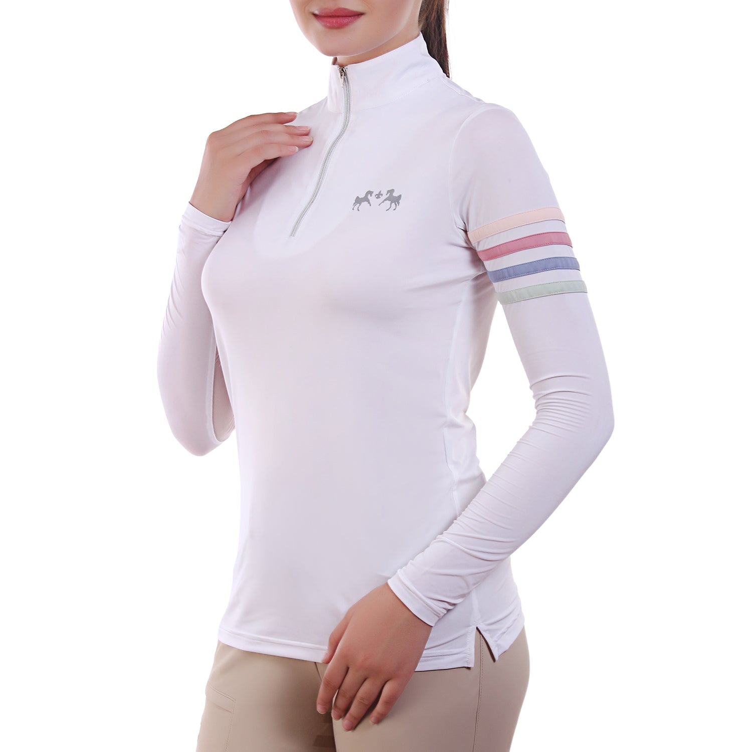 Equine Couture Ladies Gradient IceFil Show Shirt