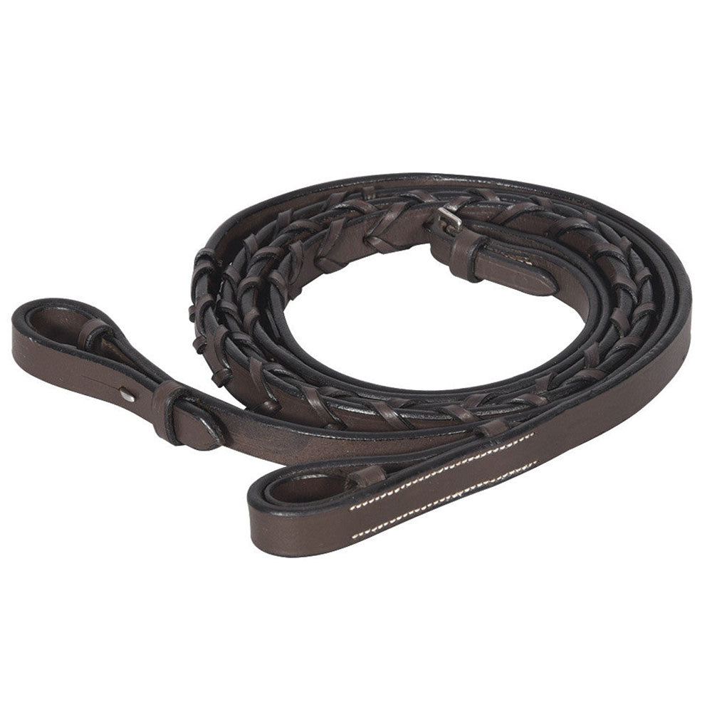 Henri de Rivel Advantage Flat Laced Reins - Breeches.com