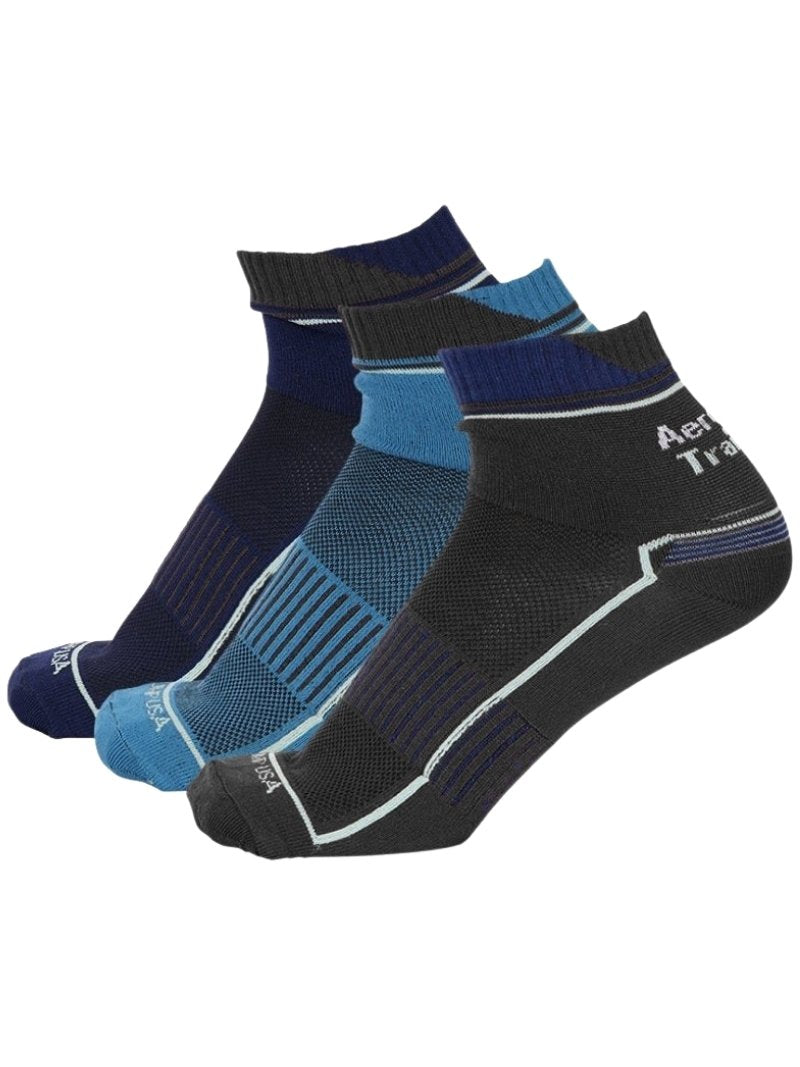 Jump USA AeroCool Trainers Socks (Set of 3)