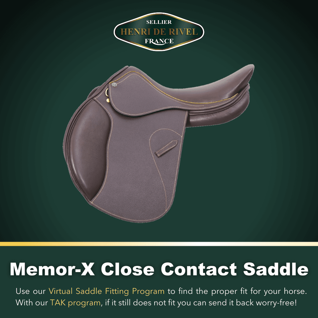 Henri de Rivel Memor-X Close Contact Saddle - Breeches.com