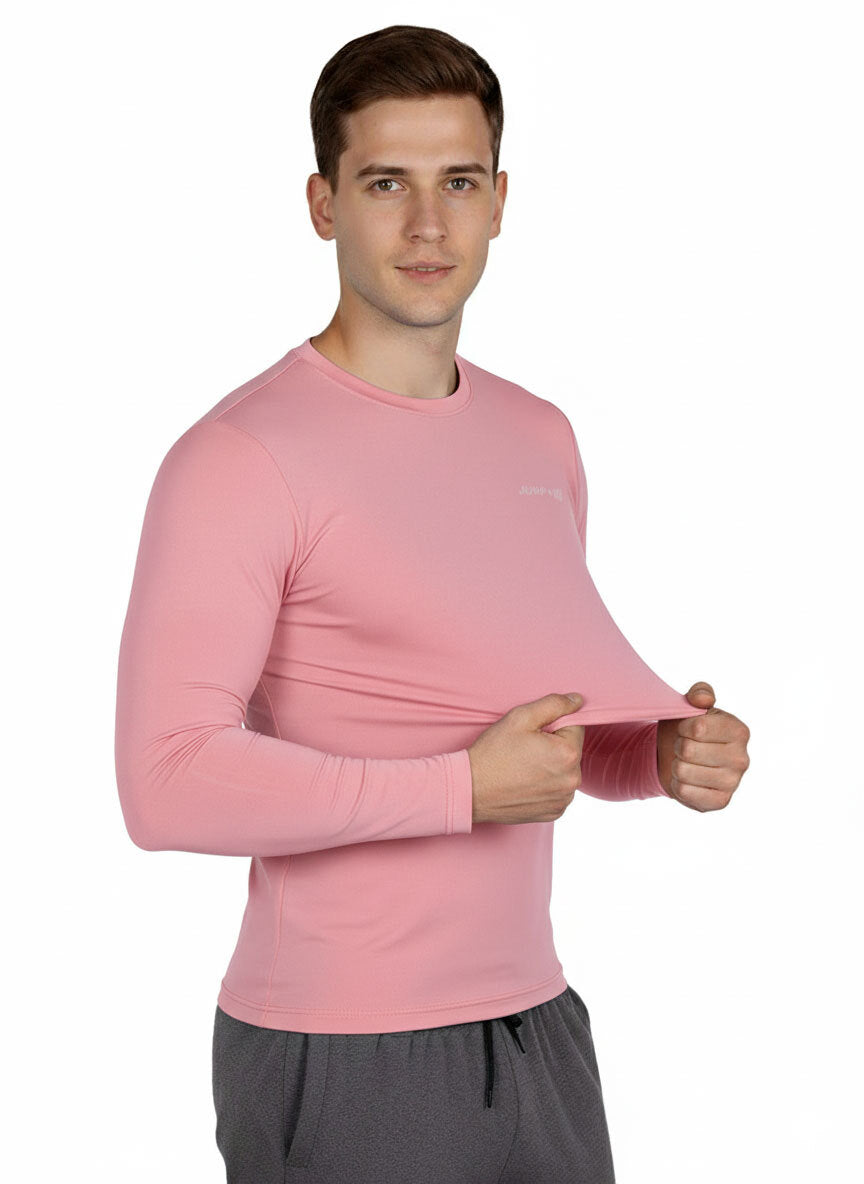 Jump USA Men's Icefil Round Neck Full Sleeves Compression Fit T-Shirt