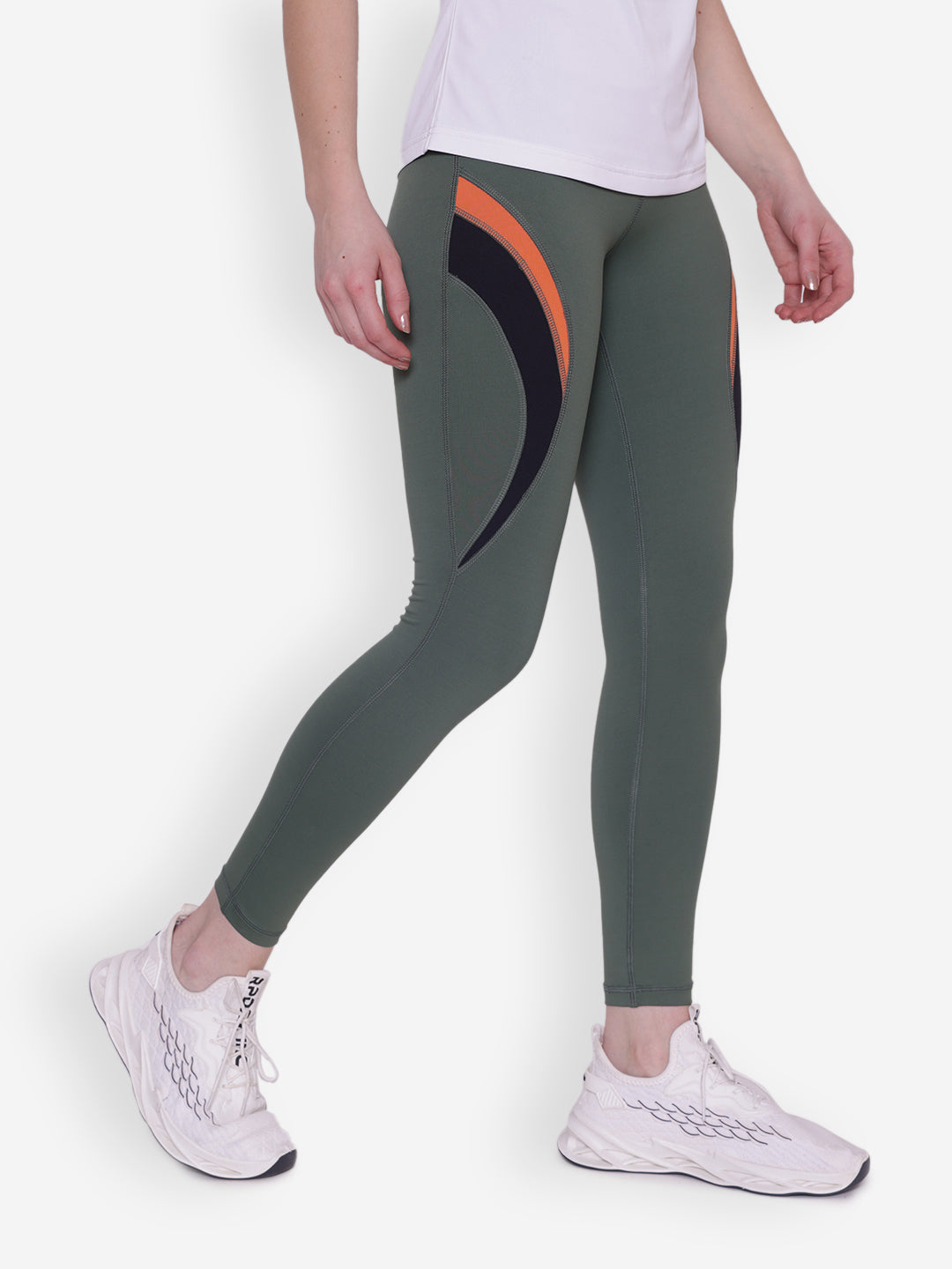 JUMP USA Women Solid Rapid-Dry Seamless Tights