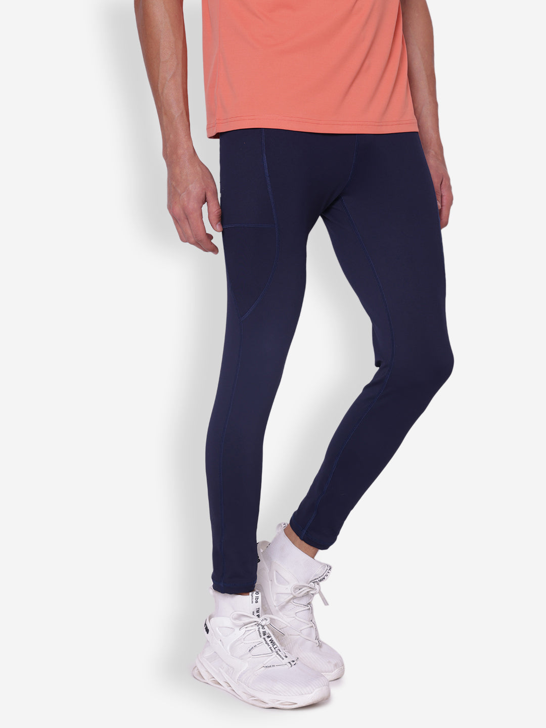 JUMP USA Men Rapid Dry-Fit Antimicrobial Running Tights