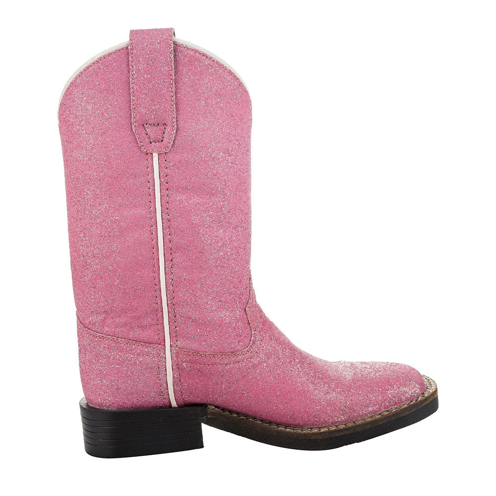 TuffRider Youth Pink Glitter Western Boot
