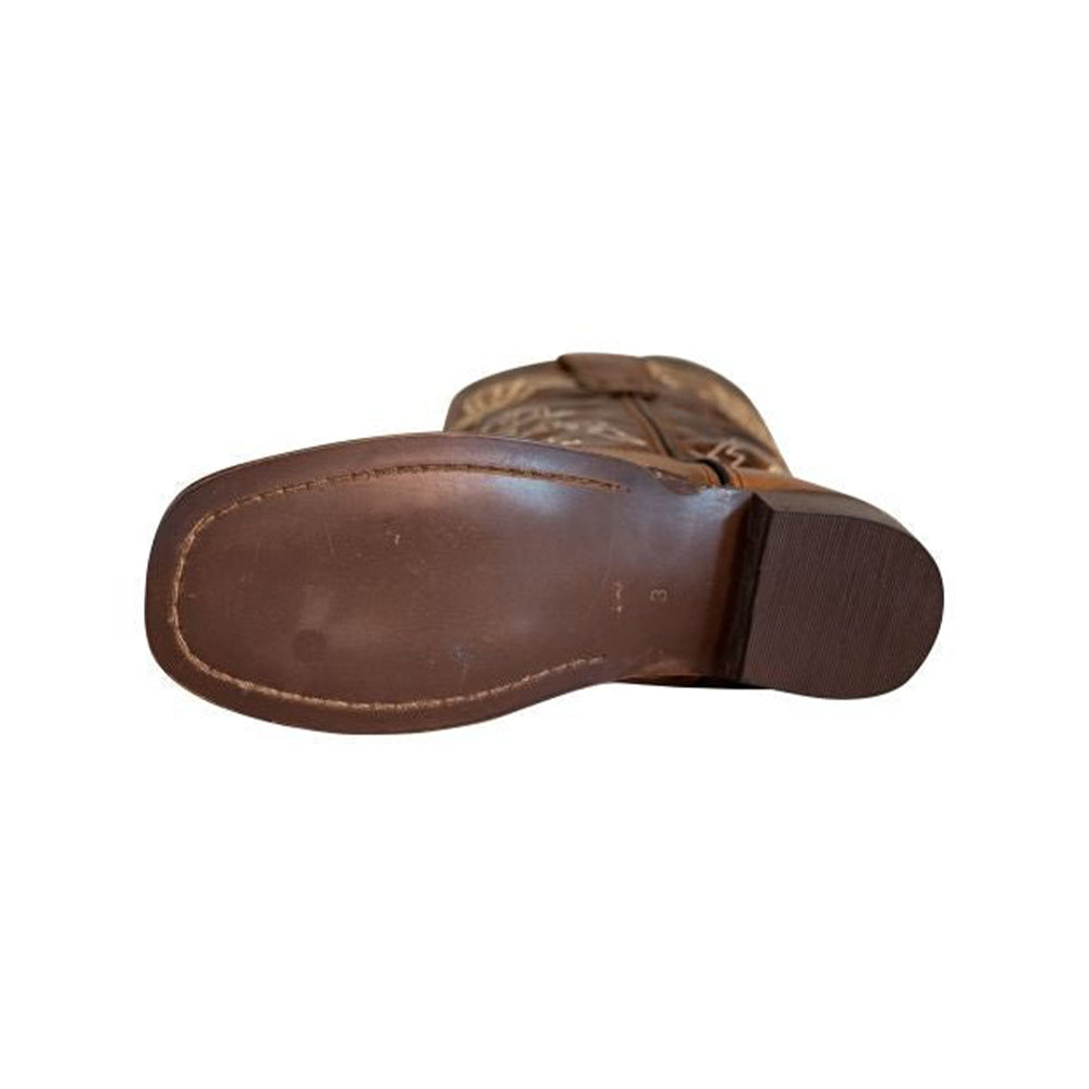 TuffRider Youth Sequoia Cross & Wing Embroidered Square Toe Western Boots