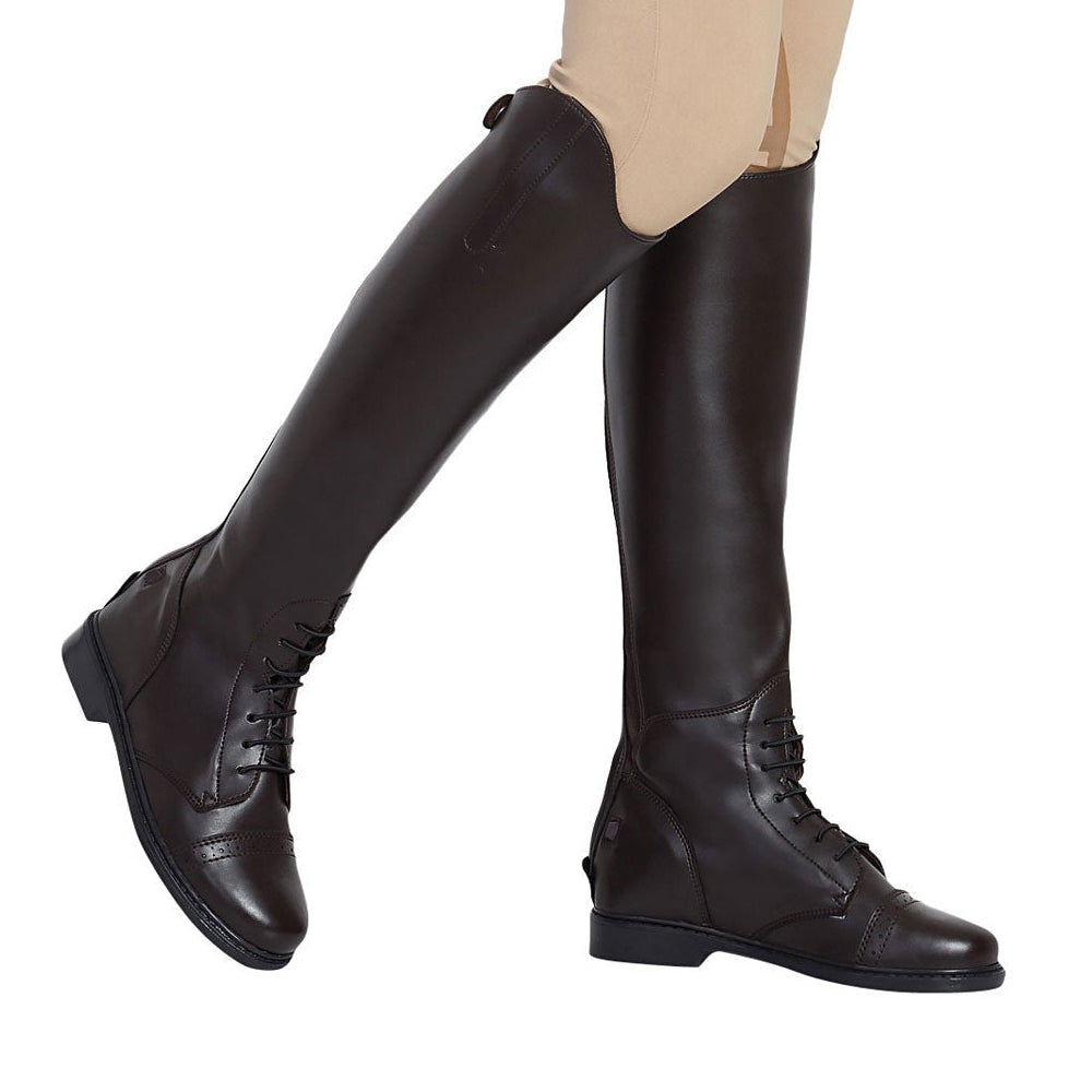 TuffRider Ladies Starter Back Zip Field Boots in Synthetic Leather - Breeches.com