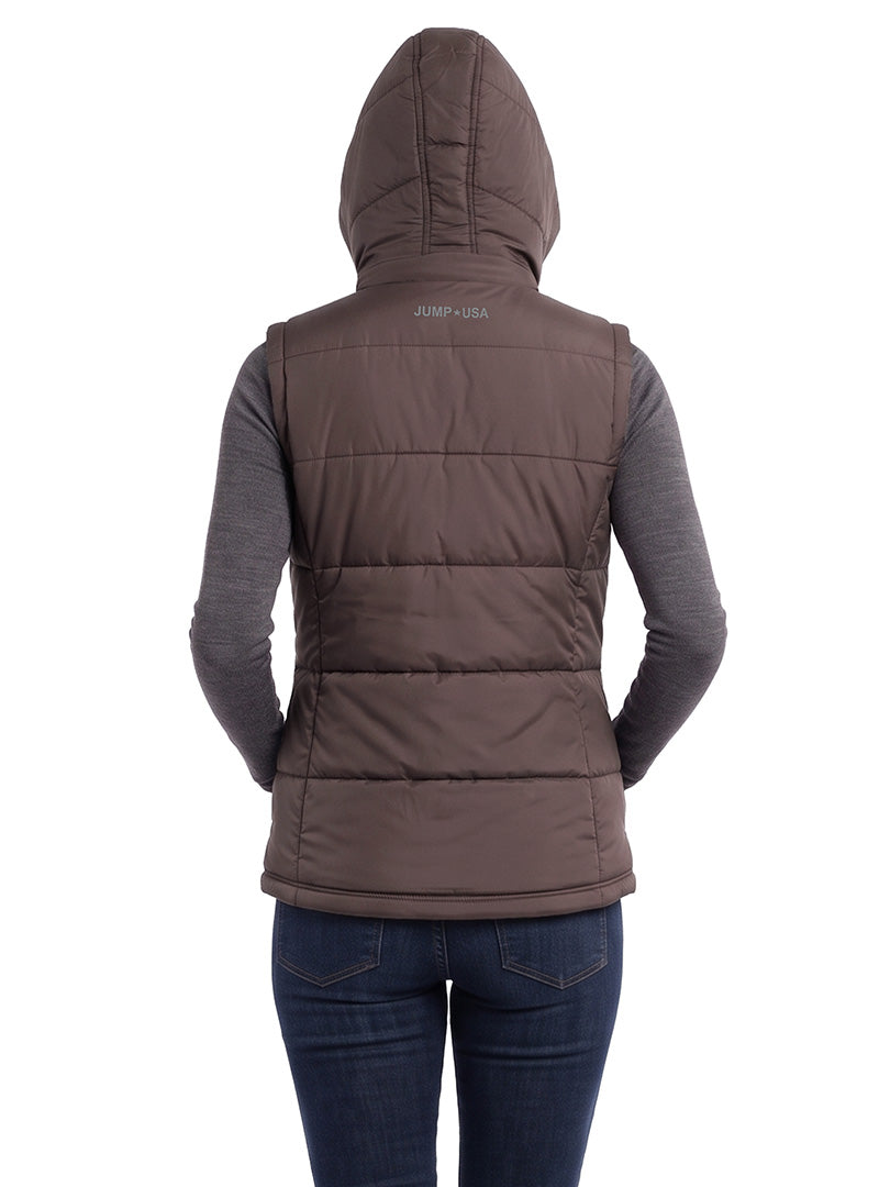 Jump USA Ladies Puffer Vest Jacket