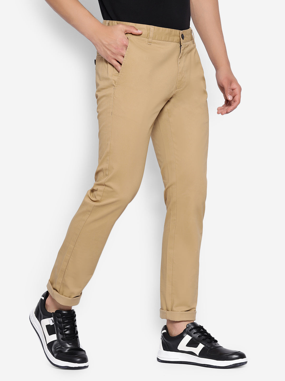 JUMP USA Men's Premium Slim Fit Sustainable Chinos
