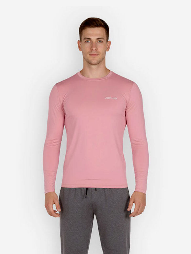 Jump USA Men's Icefil Round Neck Full Sleeves Compression Fit T-Shirt