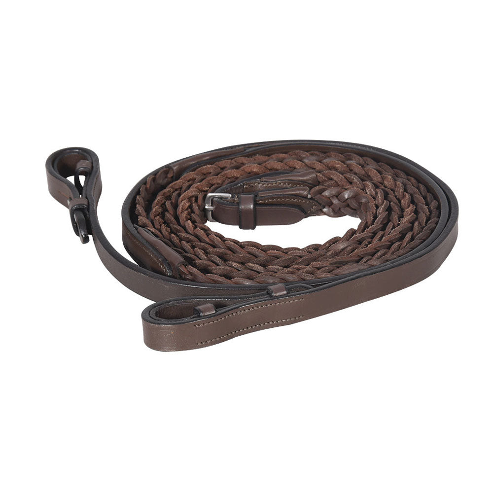 Henri de Rivel Advantage Plaited Reins - Breeches.com