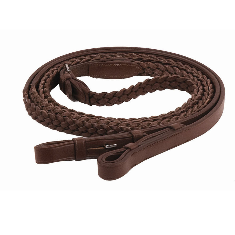 Henri de Rivel Advantage Plaited Reins - Breeches.com