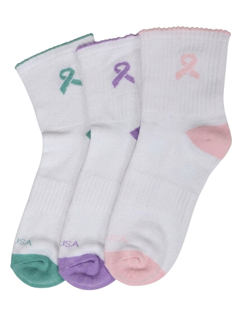 Jump USA Awareness Crew Socks (Set of 3)