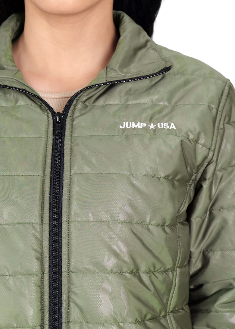 JUMP USA Women Frost Defense Airforce Quilted Jacket