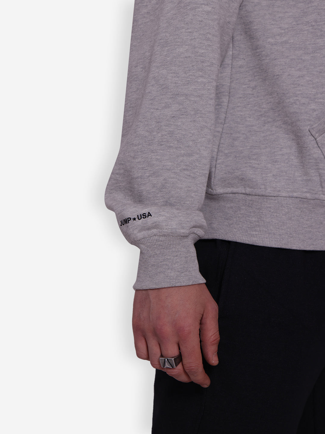 JUMP USA Men's Solid Pullover Sweatshirt