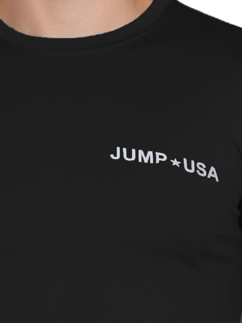 Jump USA Men's Icefil Round Neck Full Sleeves Compression Fit T-Shirt