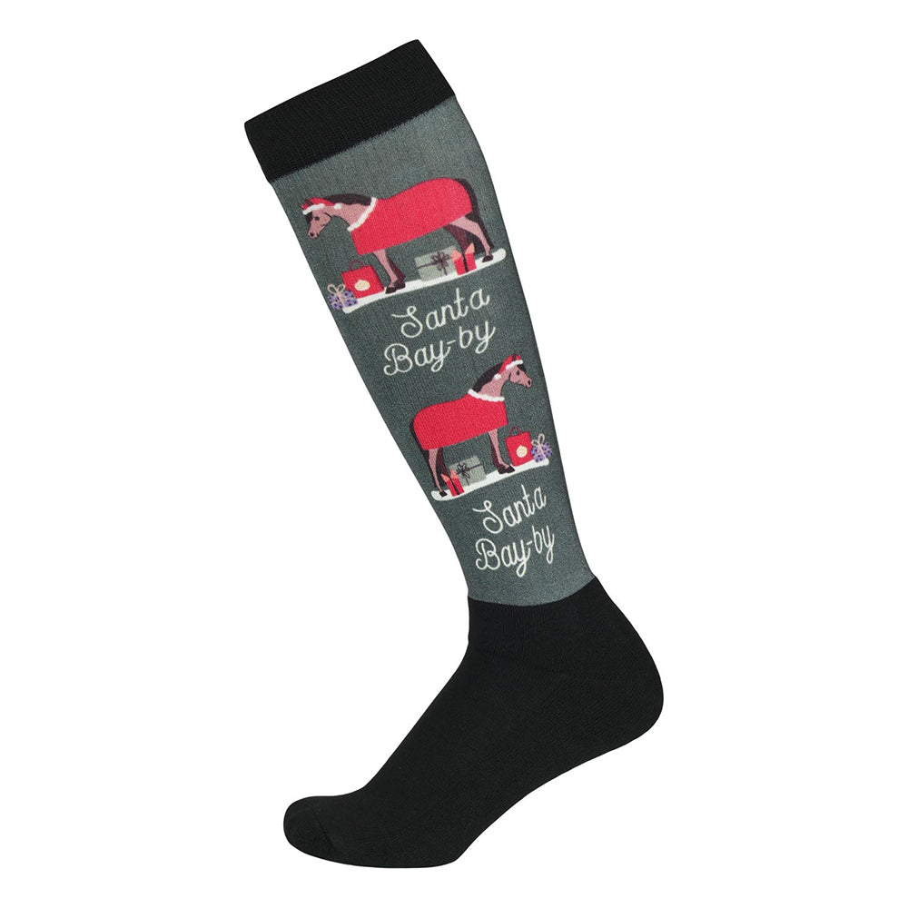 Dapplebay Santa Bay-by Slick Boot Socks-Breeches.com
