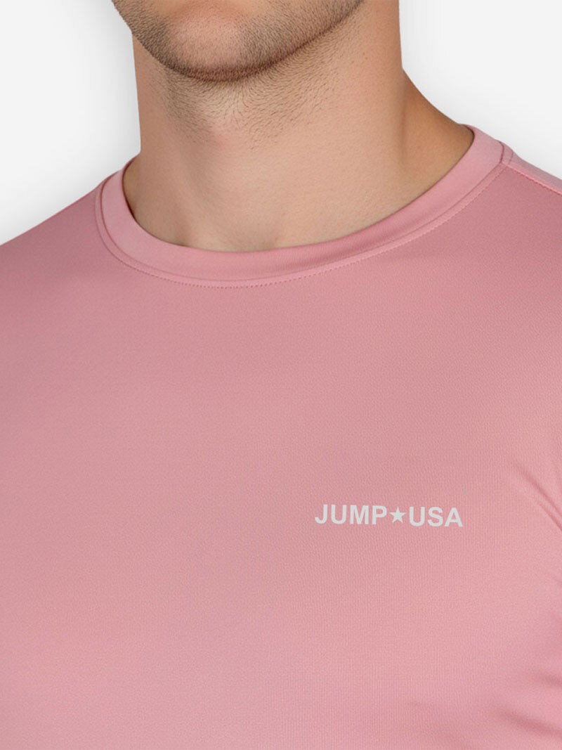 Jump USA Men's Icefil Round Neck Full Sleeves Compression Fit T-Shirt