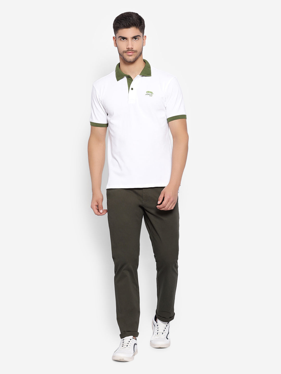 JUMP USA Men’s Slim Fit Chinos