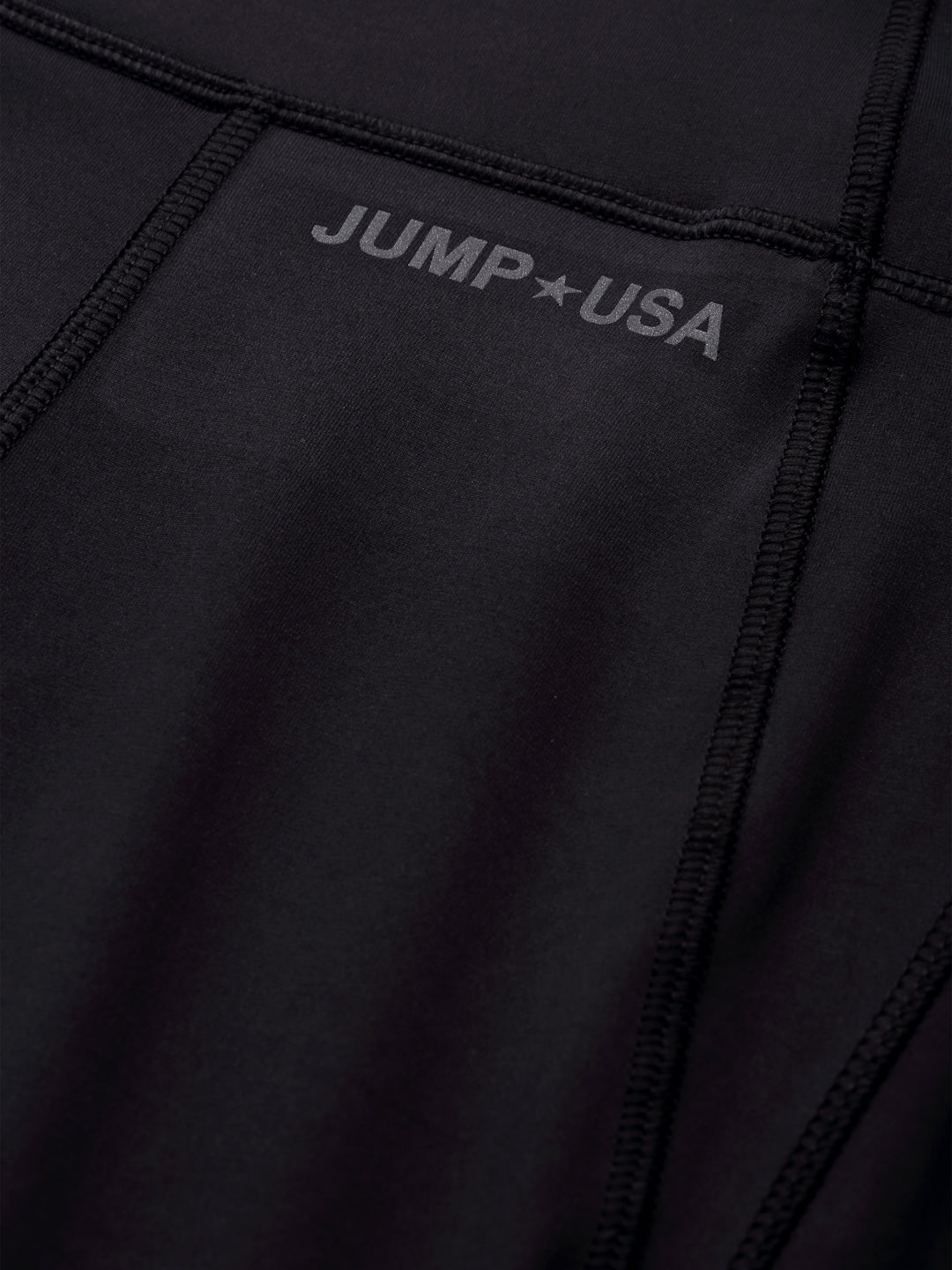 JUMP USA Women Black Solid Rapid-Dry Seamless Tights