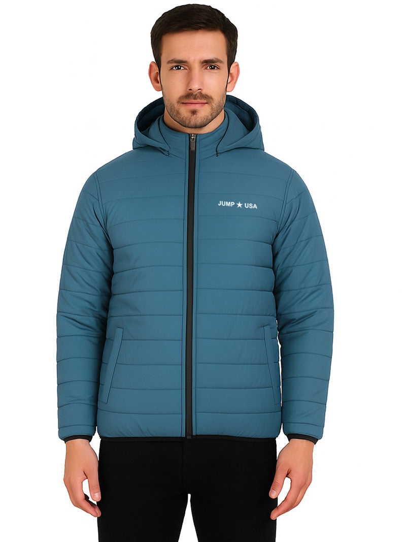 JUMP USA Men Water Resistant Bomber Jacket