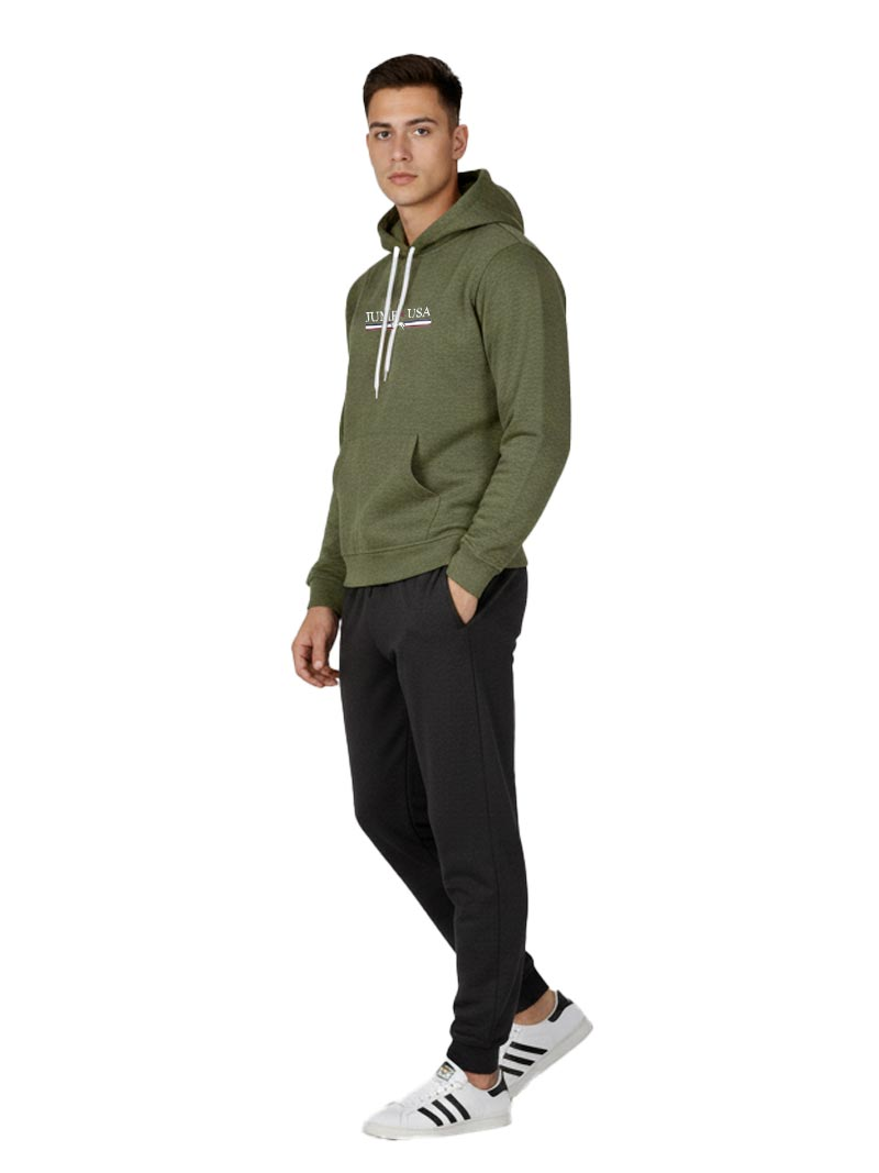 JUMP USA Men’s Pullover Hooded Sweatshirt