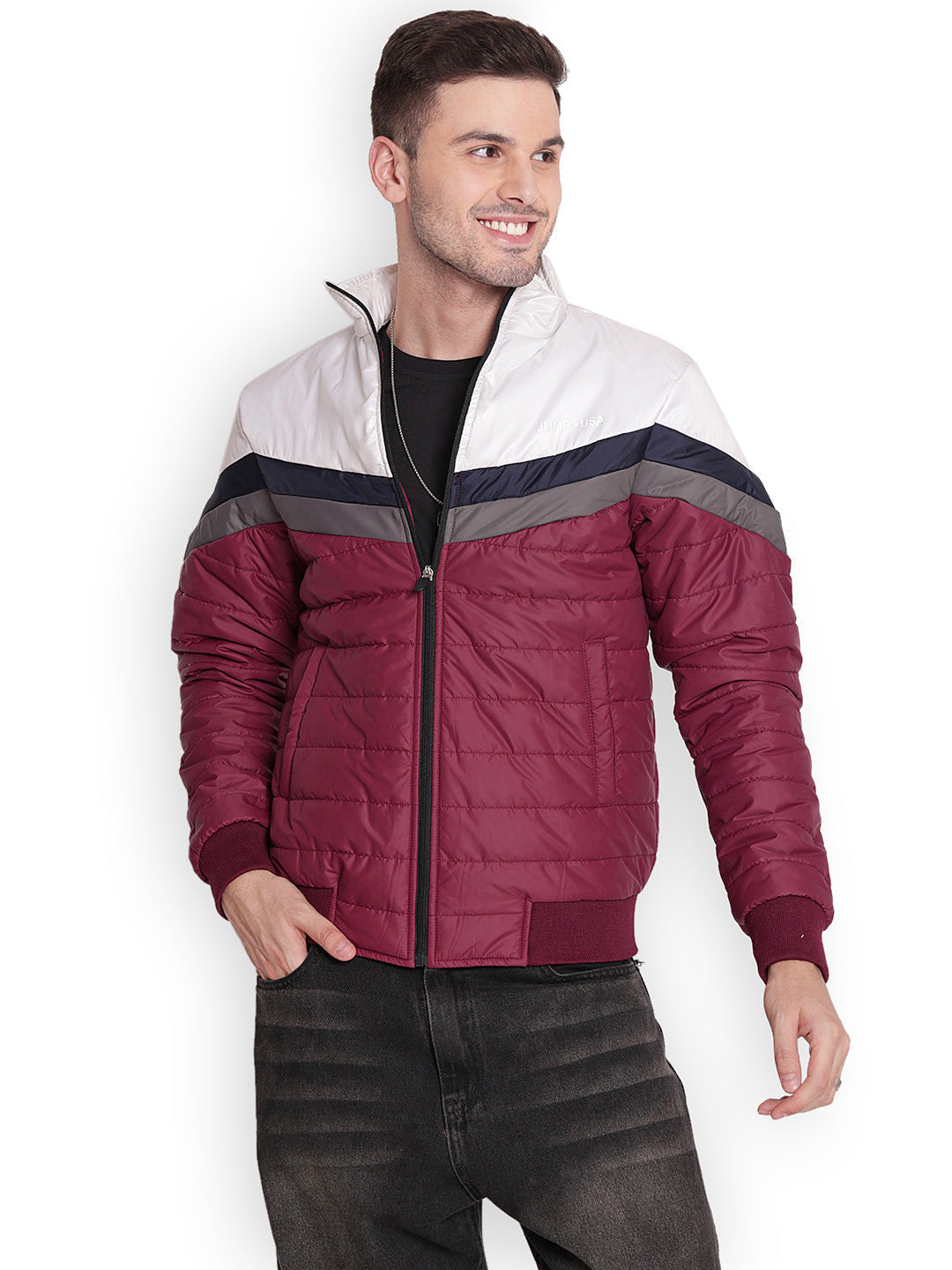JUMP USA Men's Water Resistant Bomber