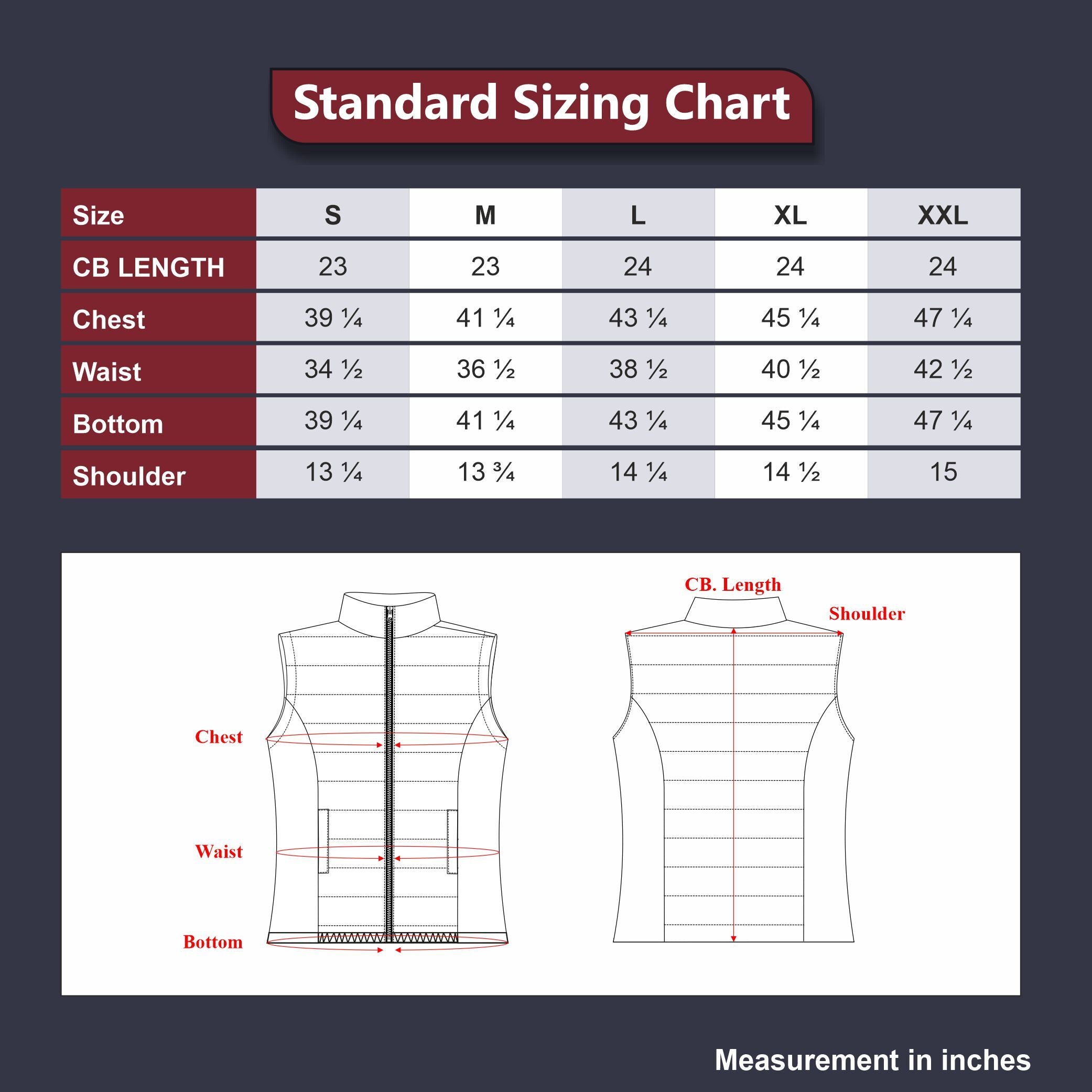 JUMP USA Lightweight Padded Winter Vest for Women