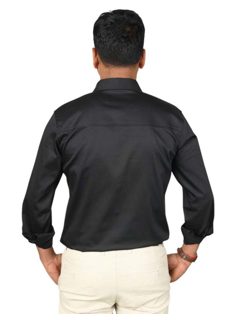 JUMP USA Men Solid Cotton Formal Shirts
