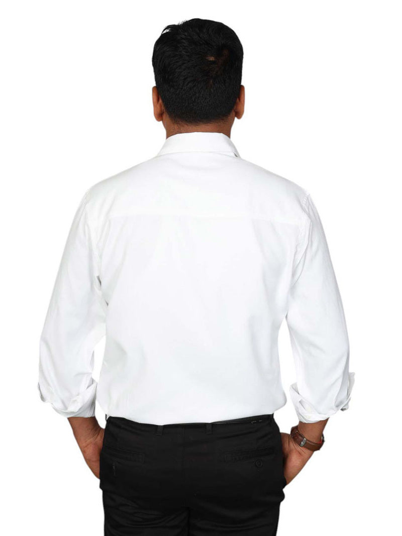 JUMP USA Men Solid Cotton Formal Shirts
