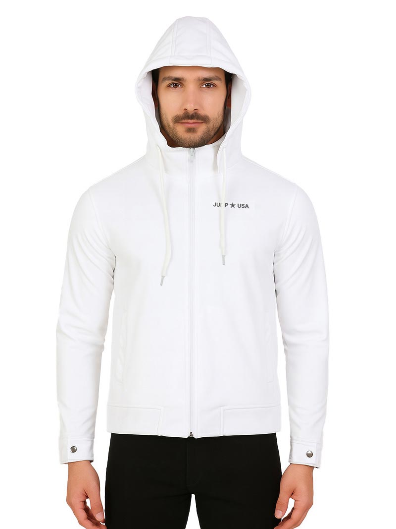 JUMP USA Winter Jacket for Men – Soft Fleece & Detachable Hood