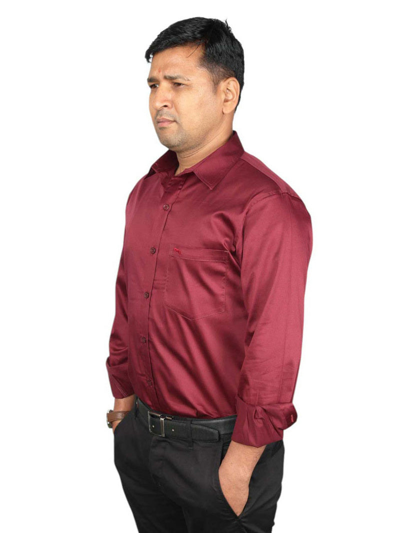 JUMP USA Men Solid Cotton Formal Shirts