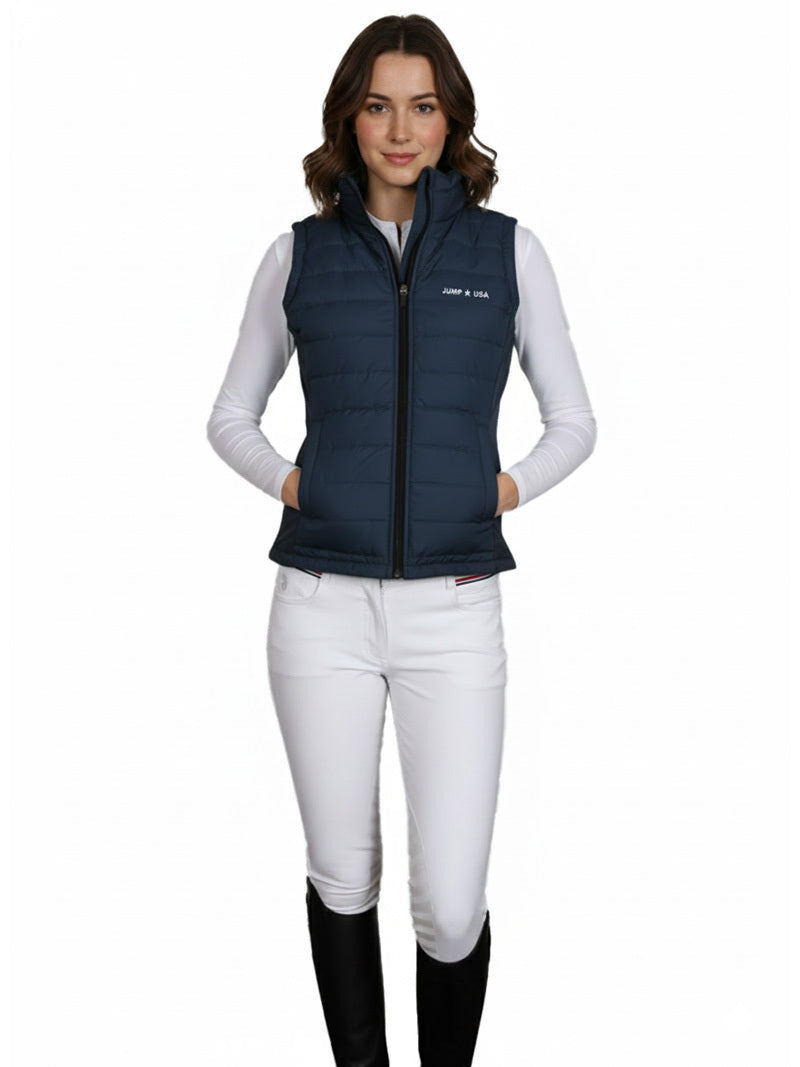 JUMP USA Lightweight Padded Winter Vest for Women