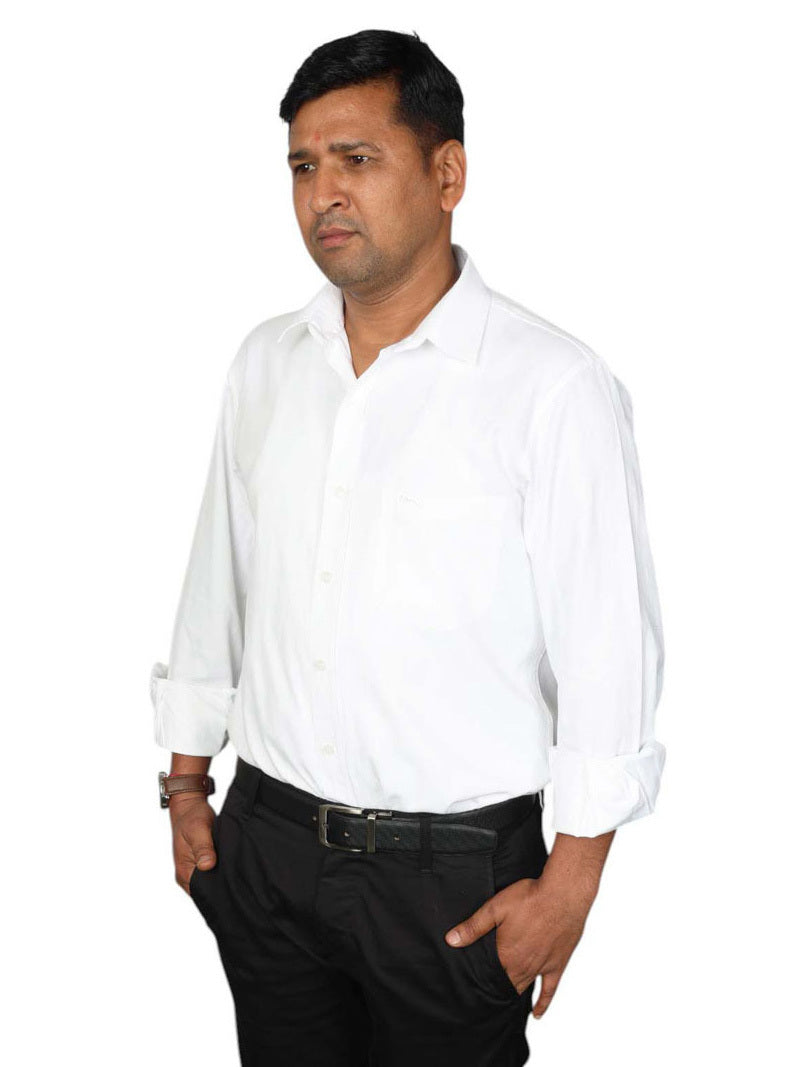 JUMP USA Men Solid Cotton Formal Shirts