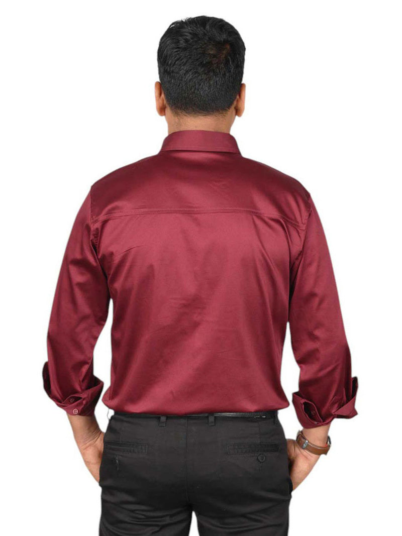 JUMP USA Men Solid Cotton Formal Shirts